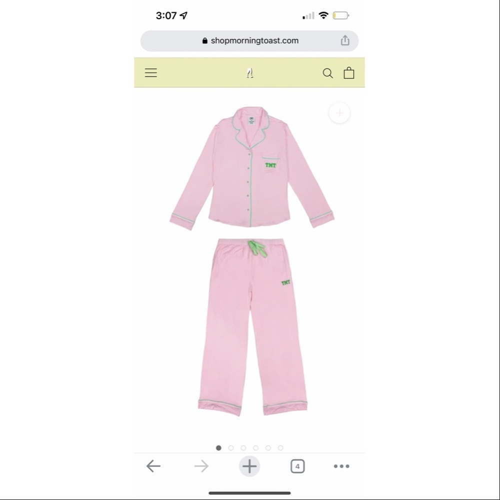 The Morning Toast pajama set XL